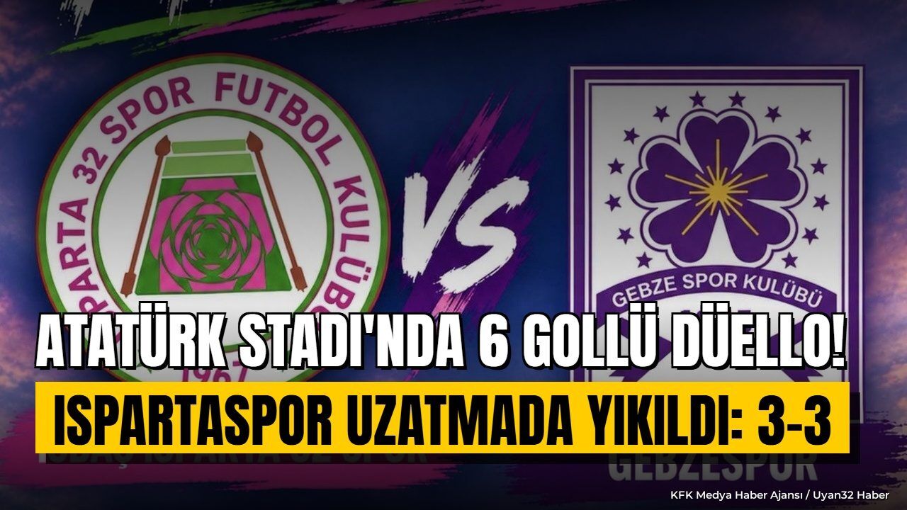 ATATÜRK STADI'NDA 6 GOLLÜ DÜELLO!