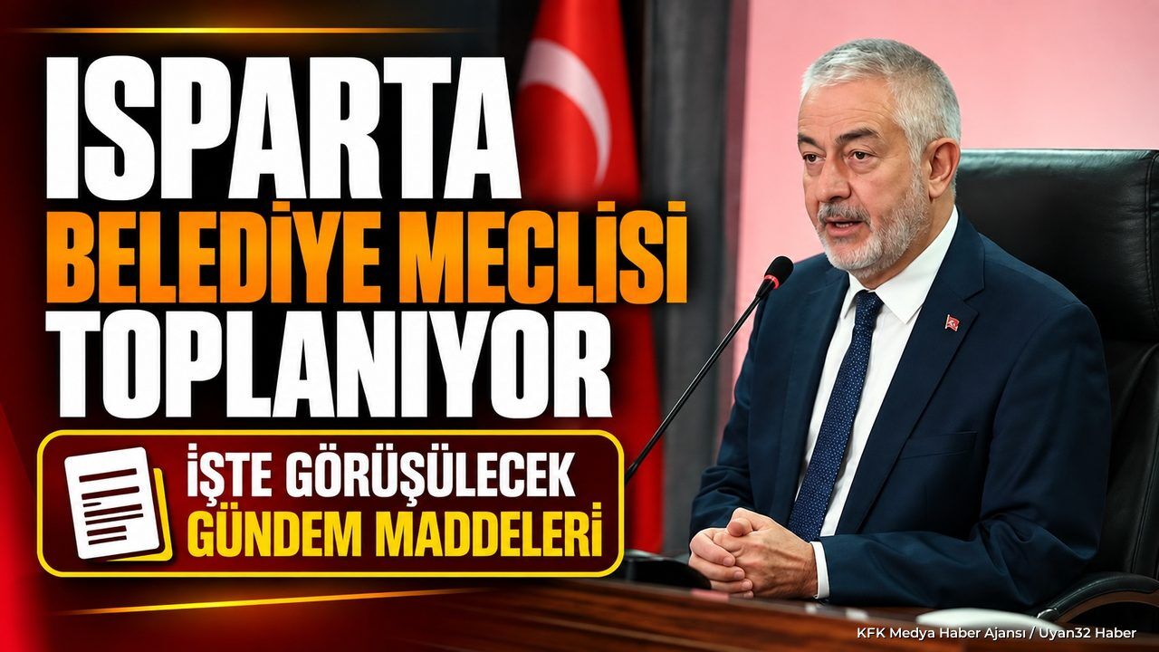 Isparta Belediye Meclisi Toplanıyor: Otobüsler ve Otoparklar İçin Karar Anı!