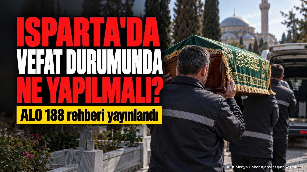 ISPARTA'DA VEFAT DURUMUNDA NE YAPILMALI?