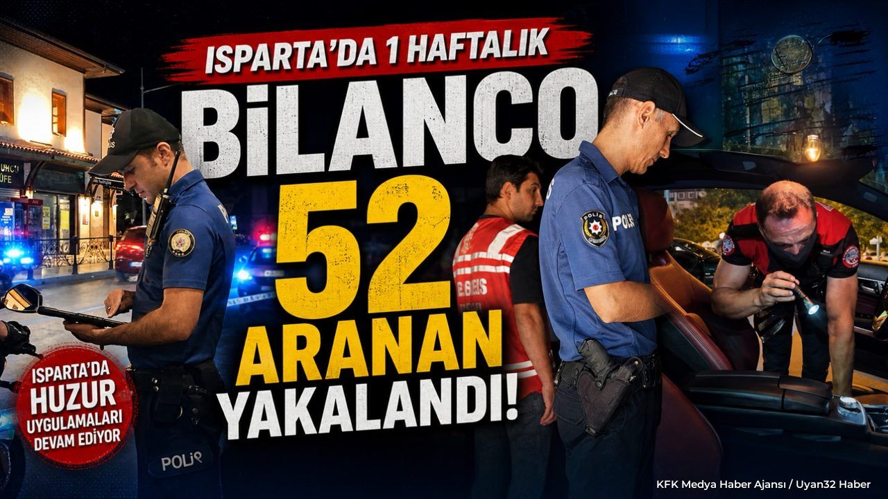 ISPARTA'DA DEV DENETİM BİLANÇOSU