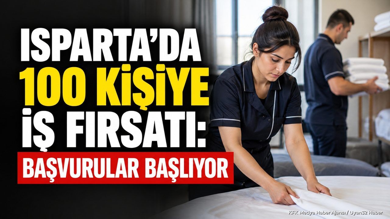 ISPARTA'DA 100 KİŞİLİK İŞ İMKANI