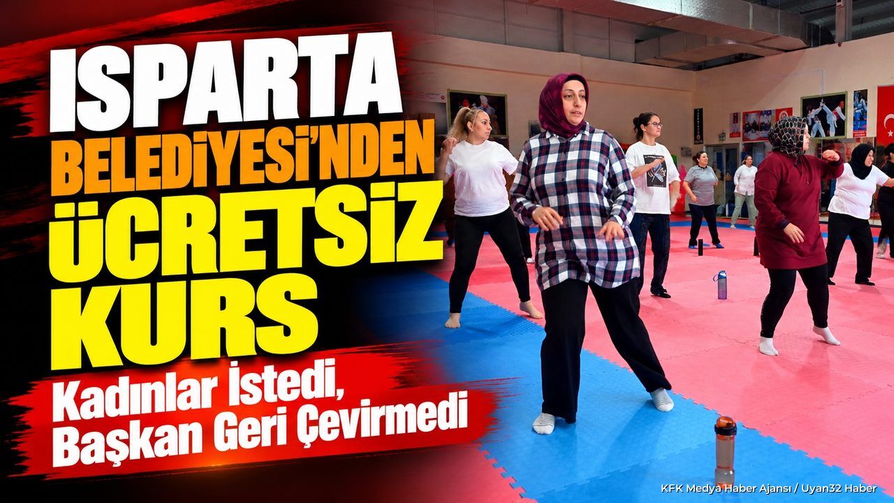 Isparta'da Kadınlara Ücretsiz Zumba ve Pilates Kursu