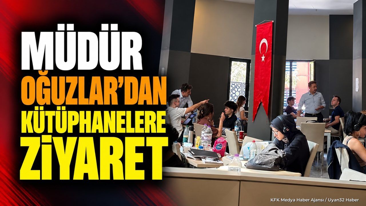 Isparta'da Kütüphanelere Ziyaret: İl Müdürü Oğuzlar Okurlarla Buluştu