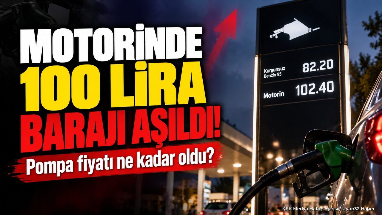 MOTORİNDE 100 LİRA BARAJI AŞILDI!