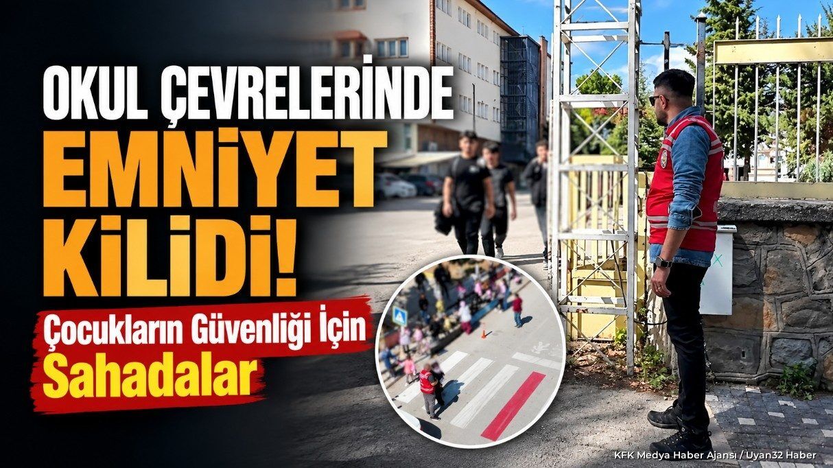 OKUL ÇEVRELERİNDE EMNİYET KİLİDİ!