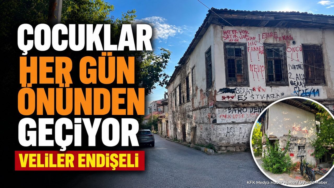 ISPARTA'DA OKUL YANINDA TEHLİKE ALARMI