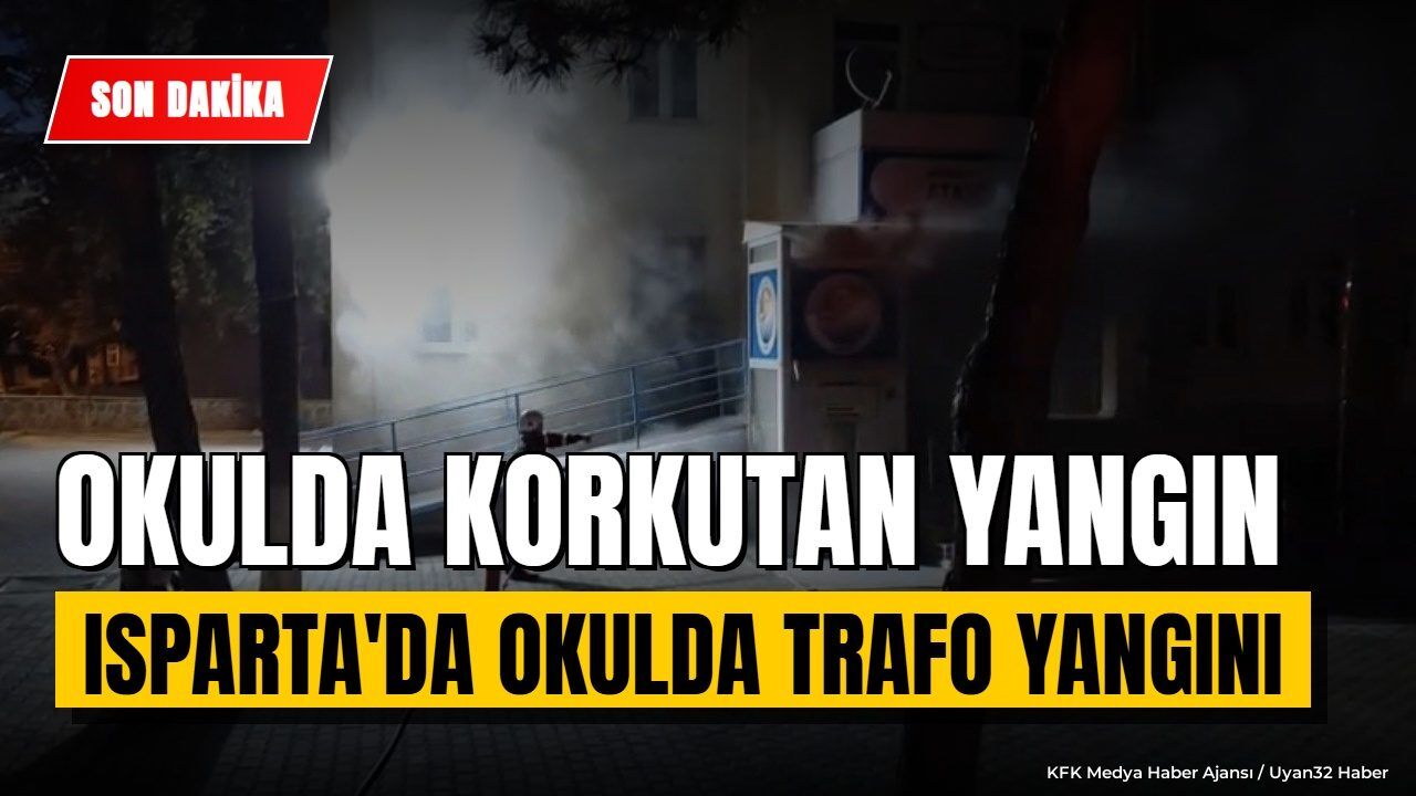 OKUL TRAFOSUNDA KORKUTAN YANGIN