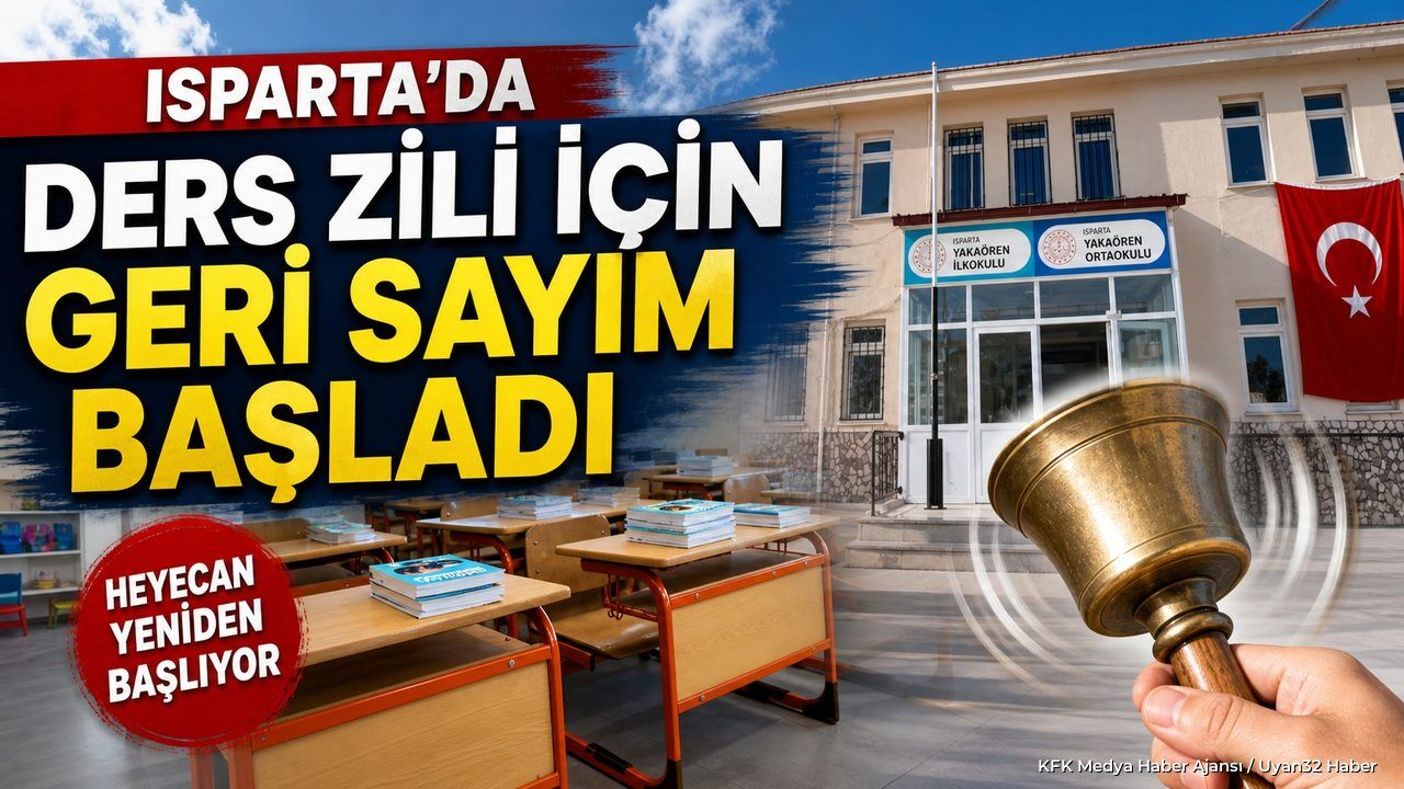 ISPARTA'DA DERS ZİLİNE SON HAZIRLIKLAR