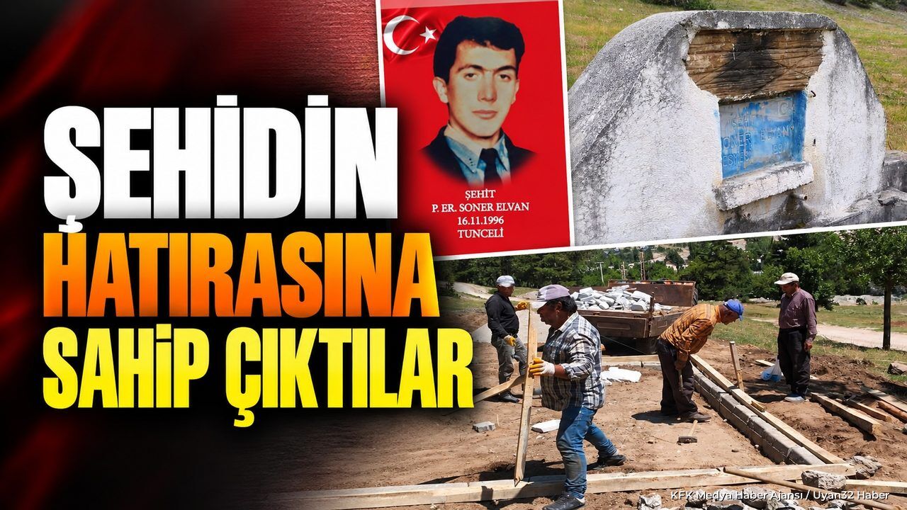 ŞEHİDİN ANISINA ANLAMLI DOKUNUŞ!