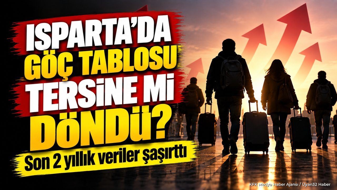 ISPARTA'DA GÖÇ DENGESİ BOZULDU!