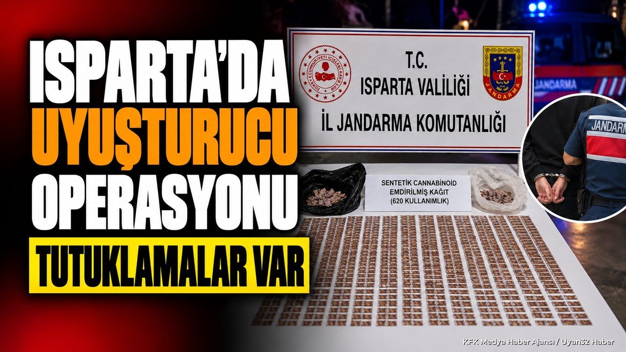 İS PARTA’DA UYUŞTURUCU OPERASYONU