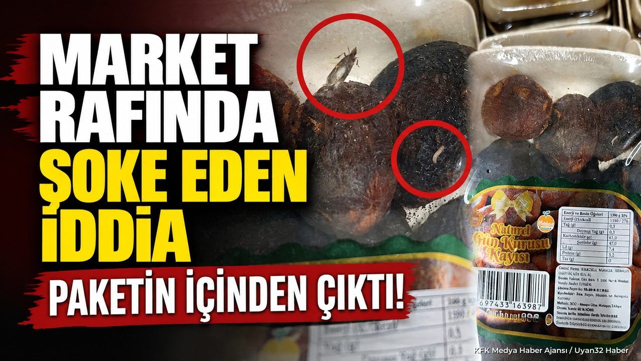 MARKET RAFINDA ŞOK EDEN DETAY!
