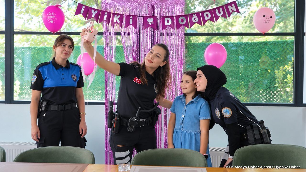 Isparta Emniyeti Şehit Kızı Gülce'yi Unutmadı: 8. Yaş Günü Kutlandı