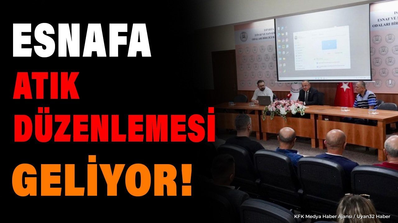 Isparta esnafına atık yönetimi uyarısı: Küçük işletmeleri neler bekliyor?