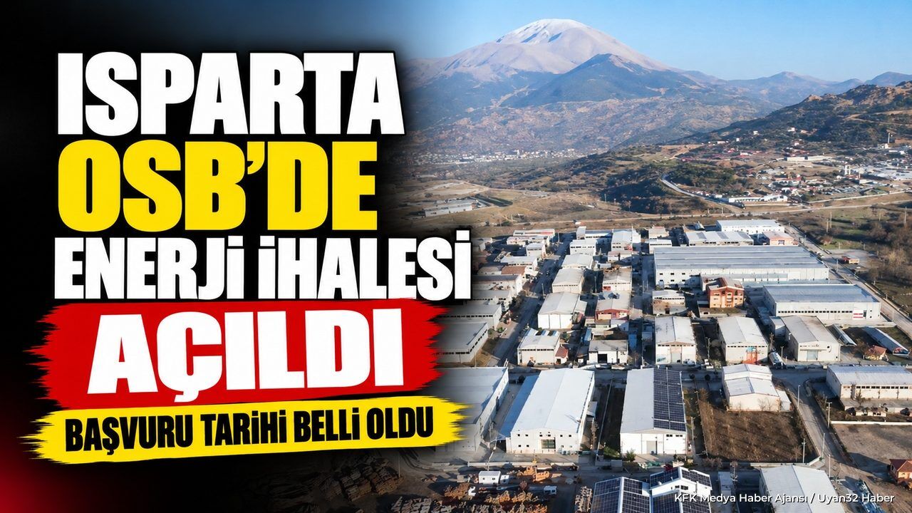ISPARTA OSB'DE DEV İHALE BAŞLADI!