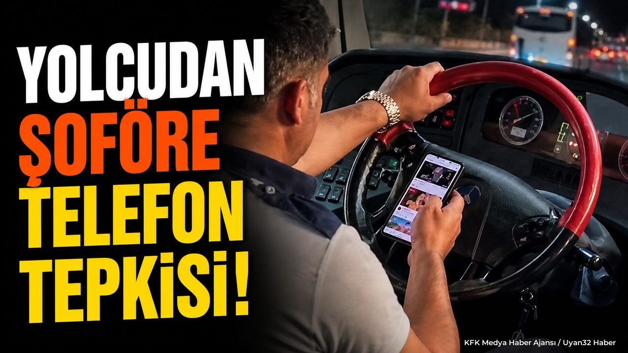 Isparta yolcu otobüsünde telefon tartışması: Şoförün uyarılara yanıtı ne oldu?