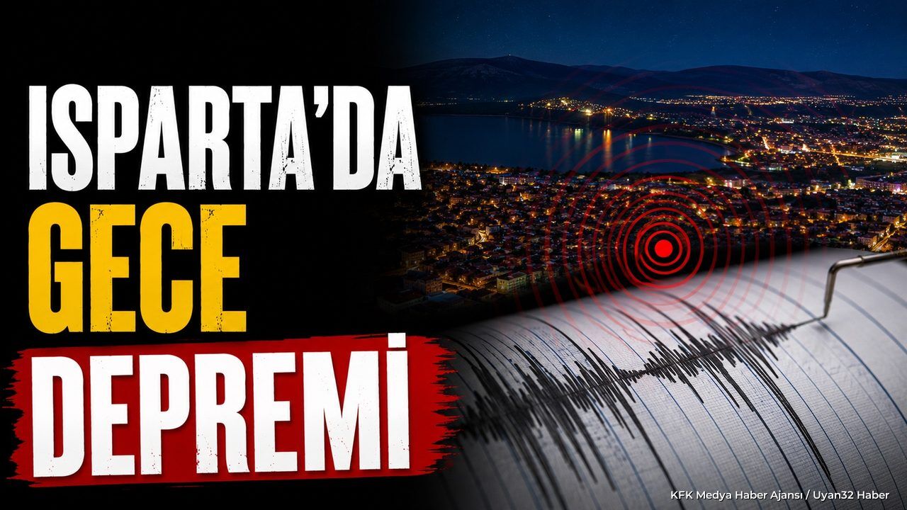 Isparta'da gece yarısı deprem: Kayı Köyü merkezli sarsıntı kaç büyüklüğünde oldu?