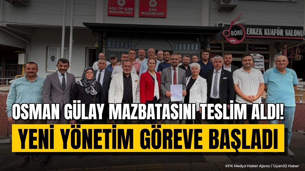Isparta'da kongre sonrası mazbata heyecanı: Osman Gülay göreve resmen başladı