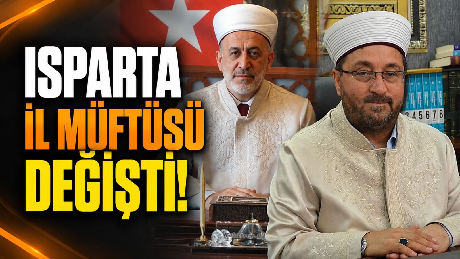 Isparta İl Müftülüğünde Görev Değişimi: Yeni Müftü Yusuf Eviş Oldu