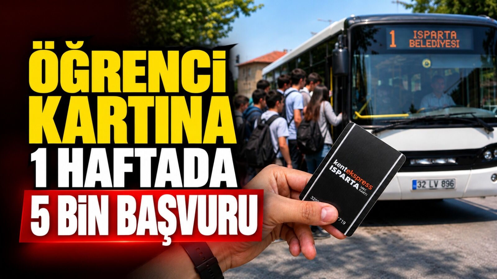 ÖĞRENCİ KARTLARINDA 5 BİN BAŞVURU