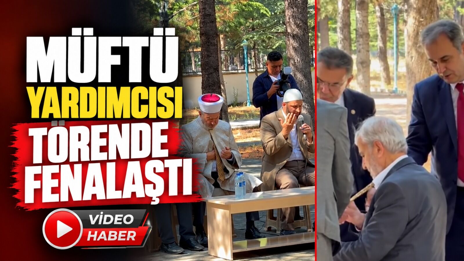 ŞEHİTLİK'TE DUA EDERKEN FENALAŞTI!