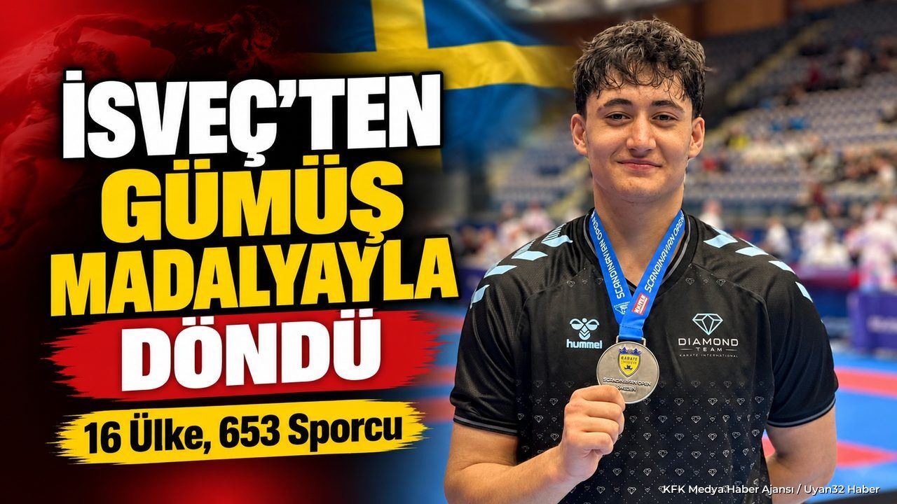 İSVEÇ'TE ISPARTALI SPORCUDAN GÜMÜŞ DERECE