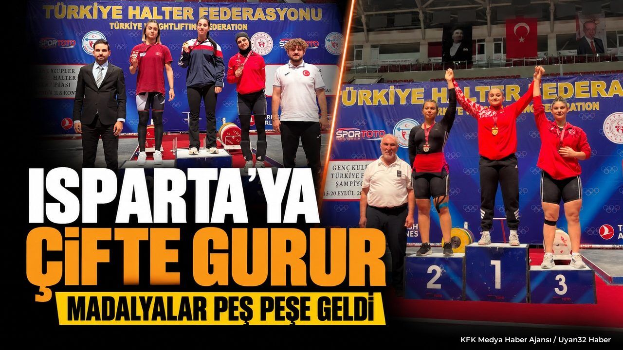 HALTERDE PODYUMU SALLAYAN BAŞARI!