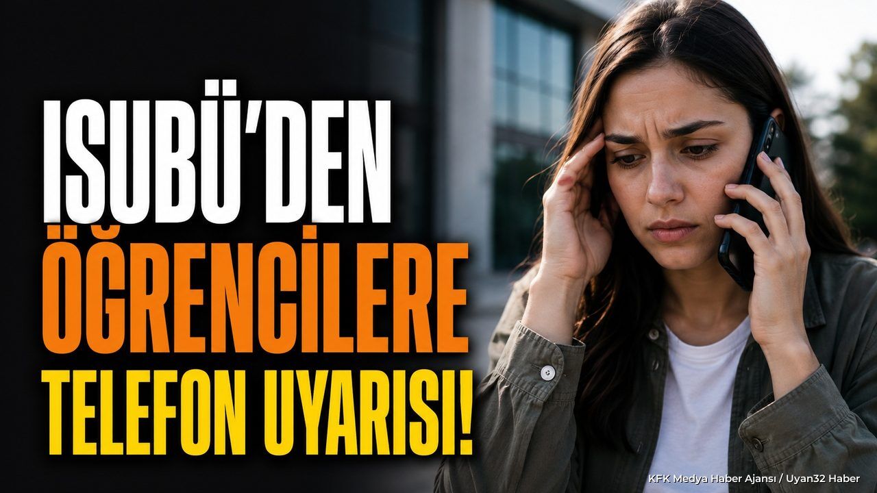 ISUBÜ'den Öğrencilere Telefon Uyarısı: Kişisel Verilerinizi Sakın Paylaşmayın