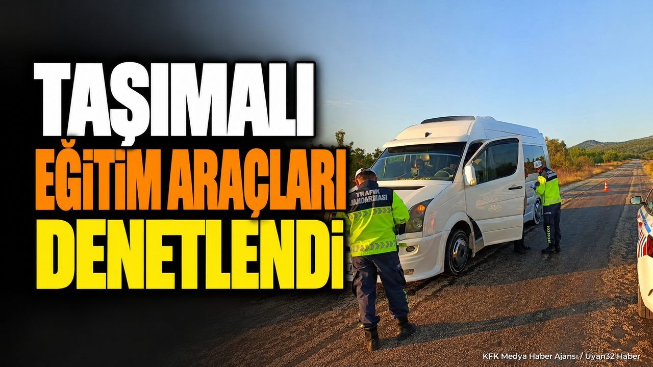 Keçiborlu'da Okul Servis Araçlarına Sıkı Denetim Yapıldı