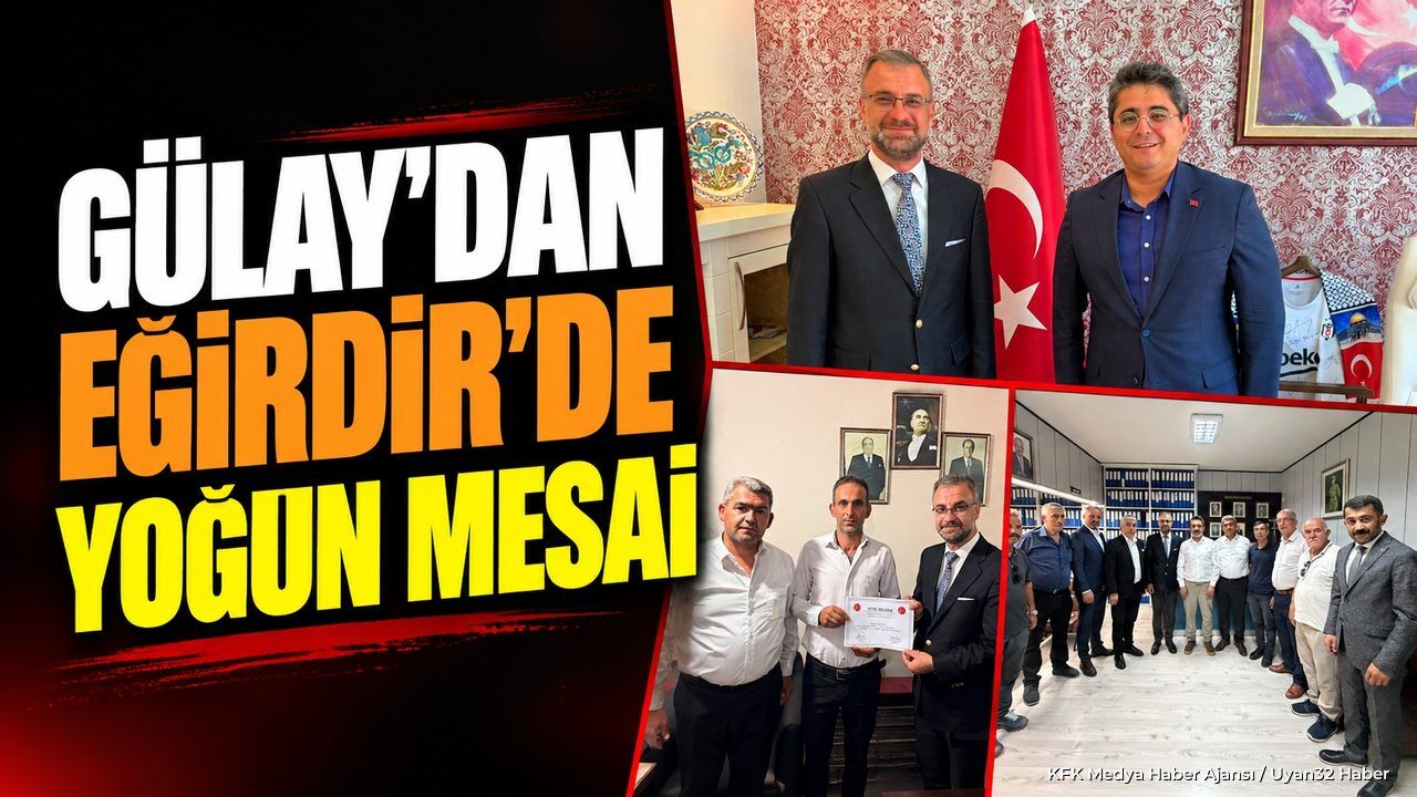 MHP EĞİRDİR'DE SAHAYA İNDİ!
