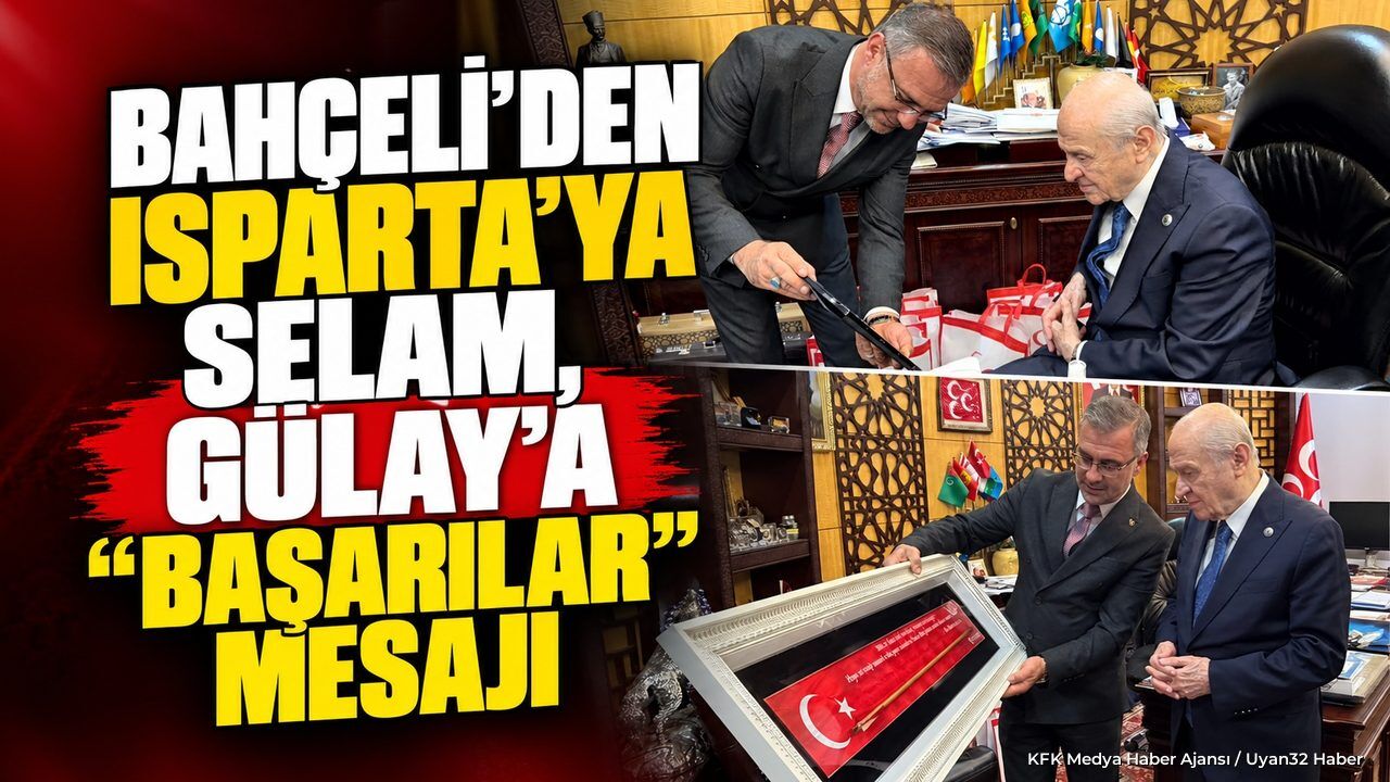 BAHÇELİ'YE ANKARA'DA ÖZEL HEDİYE