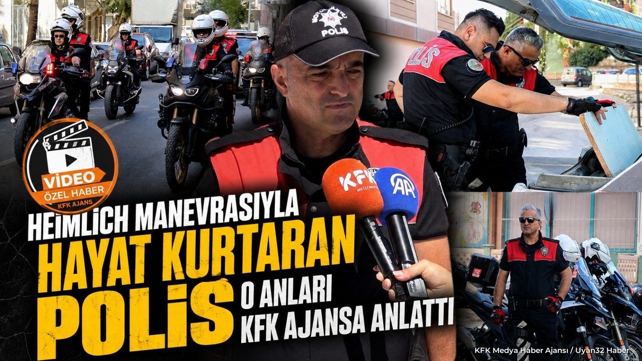 Nefes Alamayan Genç Polise Koştu: 'Heimlich' Çığlığı Hayatını Böyle Kurtardı