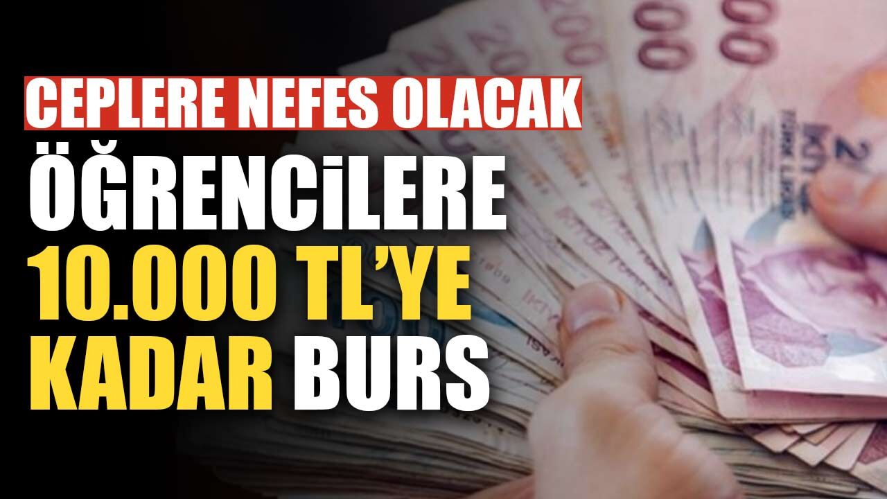 Öğrencilerin cebine nefes olacak: 10.000 TL’ye kadar burs başvuruları başladı