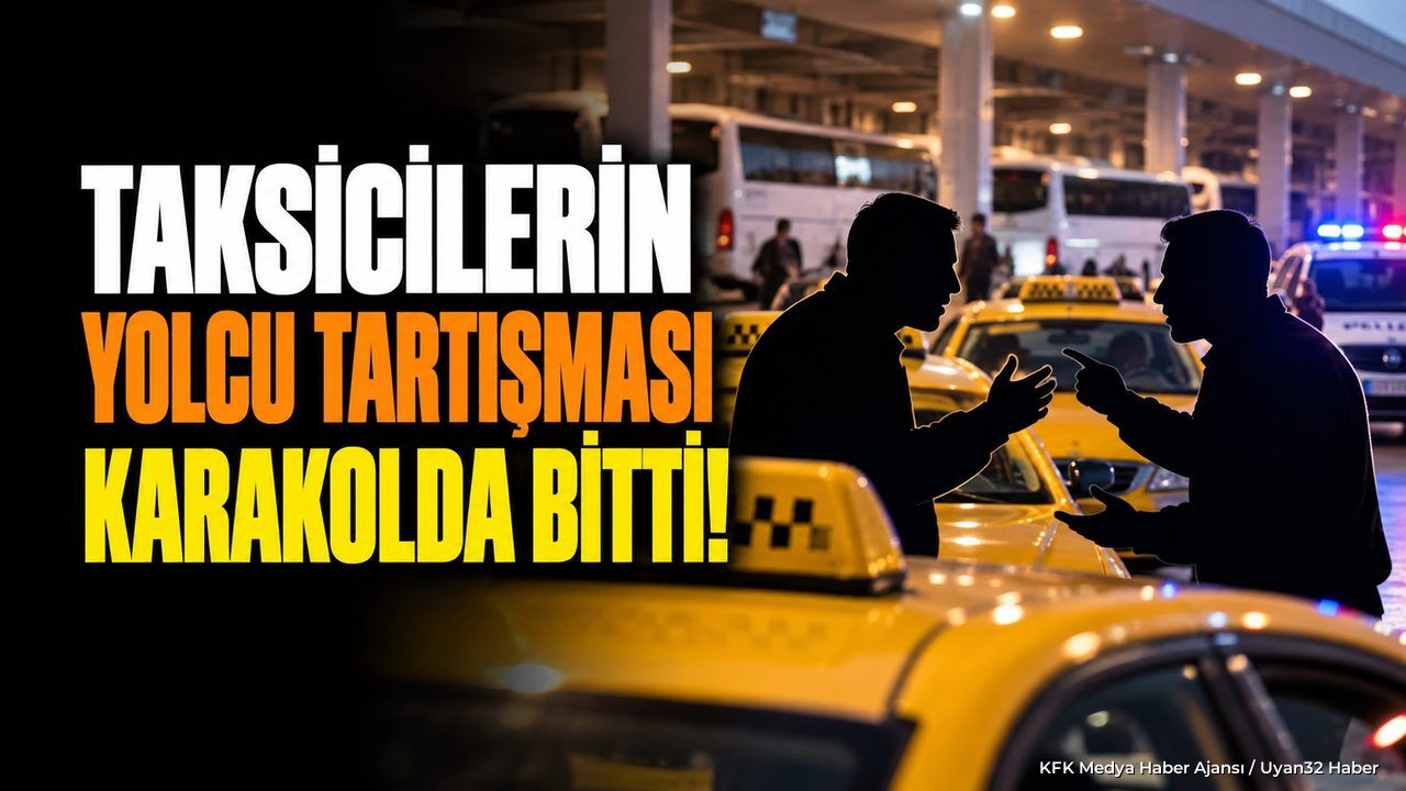 OTOGARDA TAKSİCİLER BİRBİRİNE GİRDİ!