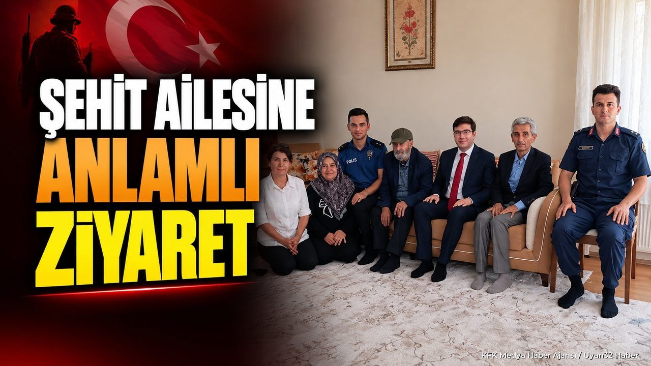 Şarkikaraağaç Kaymakamı Yasin Uzuner'den Şehit Ailesine Ziyaret