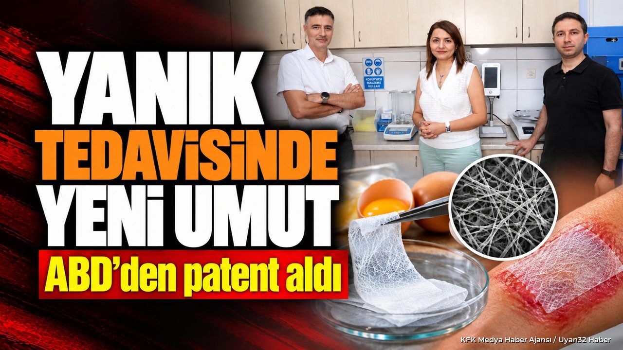 YUMURTA AKINDAN YARA ÖRTÜSÜNE ABD PATENTİ!
