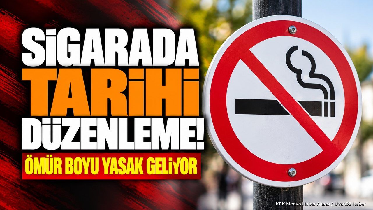 SİGARAYA ÖMÜR BOYU YASAK GELİYOR!