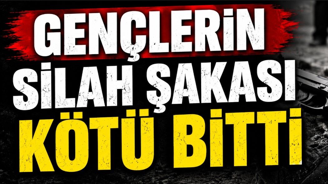 Gençlerin silah şakası kötü bitti!