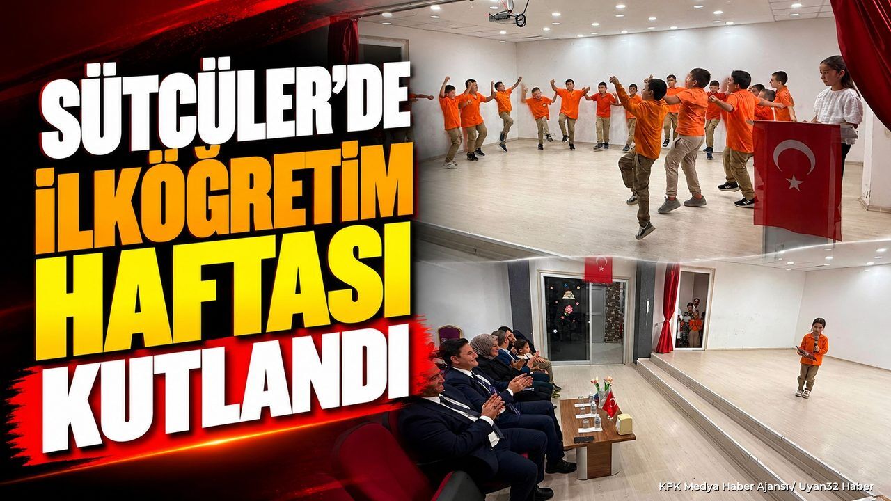 Sütçüler'de İlköğretim Haftası Coşkuyla Kutlandı