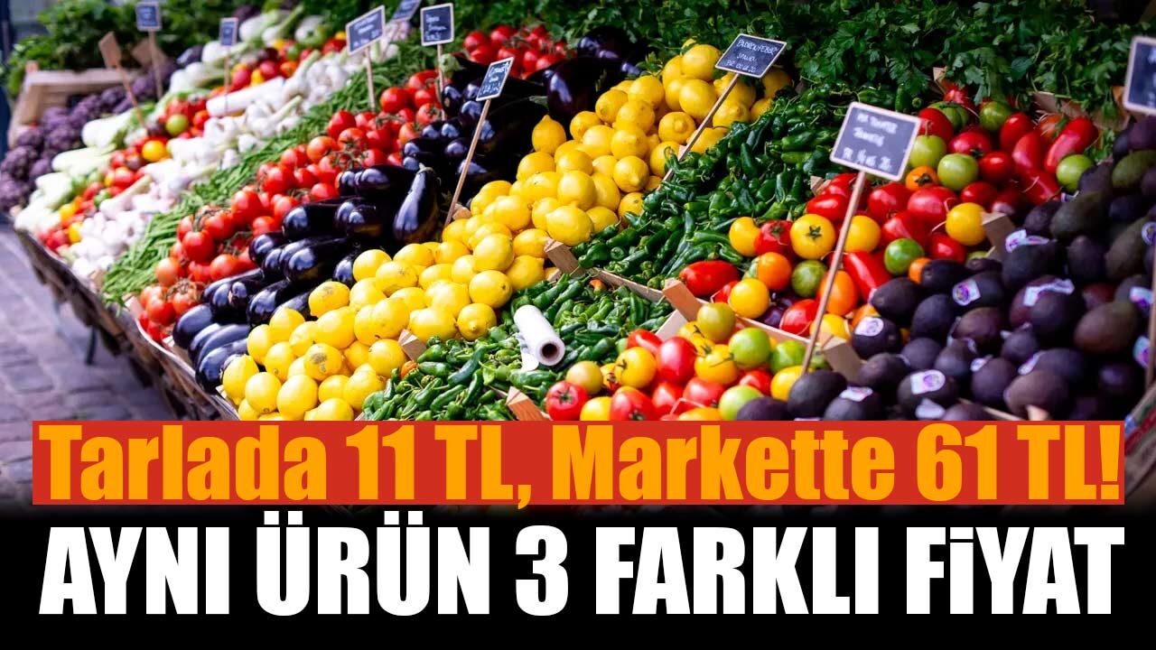 Tarlada 11 TL, Markette 61 TL! Aynı Ürün, 3 Farklı Fiyat