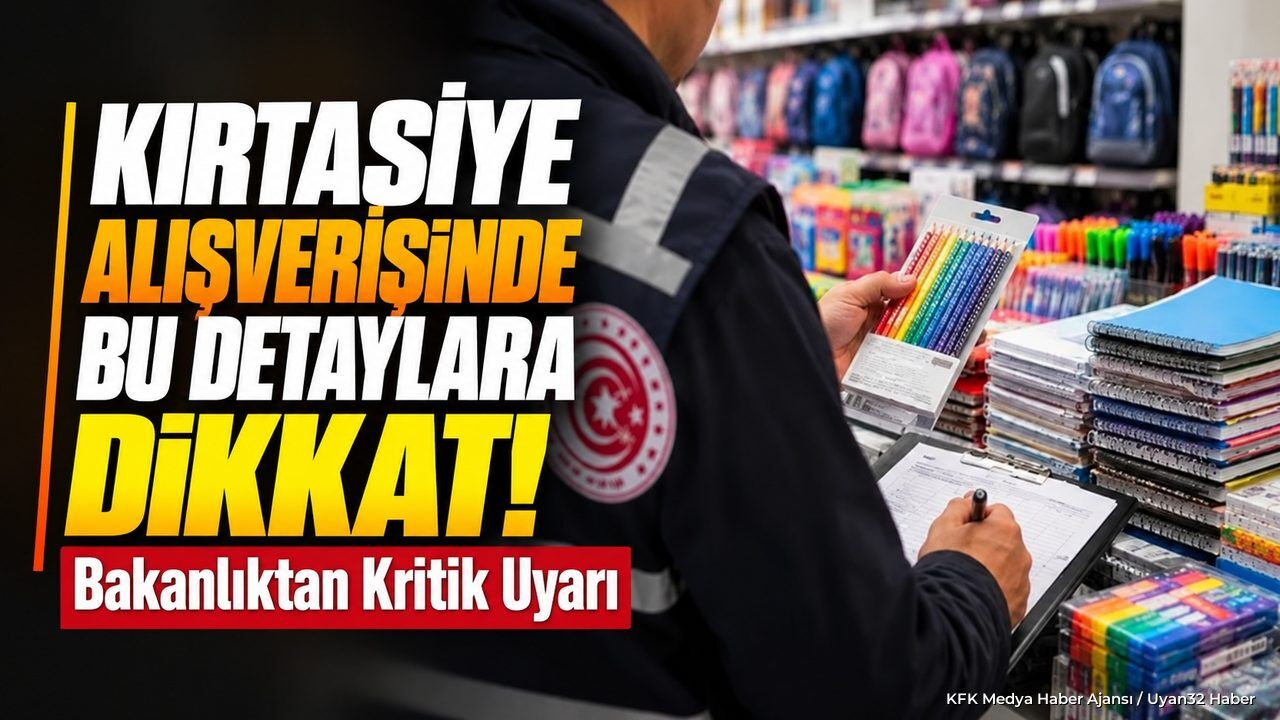 KIRTASİYE ALIŞVERİŞİNDE KRİTİK UYARI!