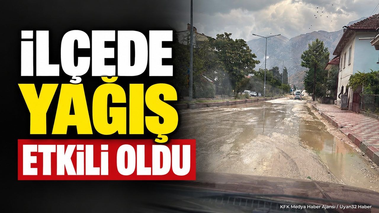 ULUBORLU'DA YOLLAR SUYLA KAPLANDI