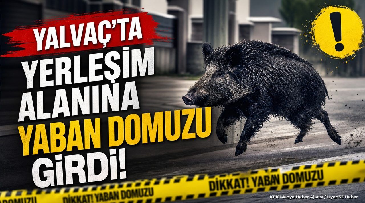 BİNALARIN ARASINDA DEV DOMUZ PANİĞİ!