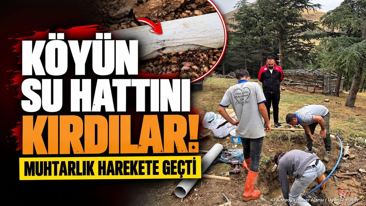SU HATTINDA ONARIM GERÇEKLEŞTİ