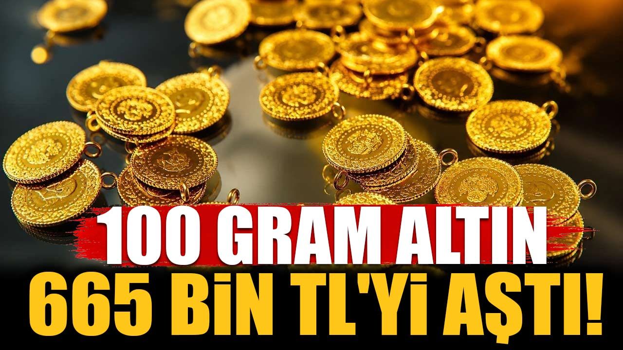 Gram Altında Rakam Büyüdü! 100 Gramı Olanın Parası 665 Bin TL'yi Aştı