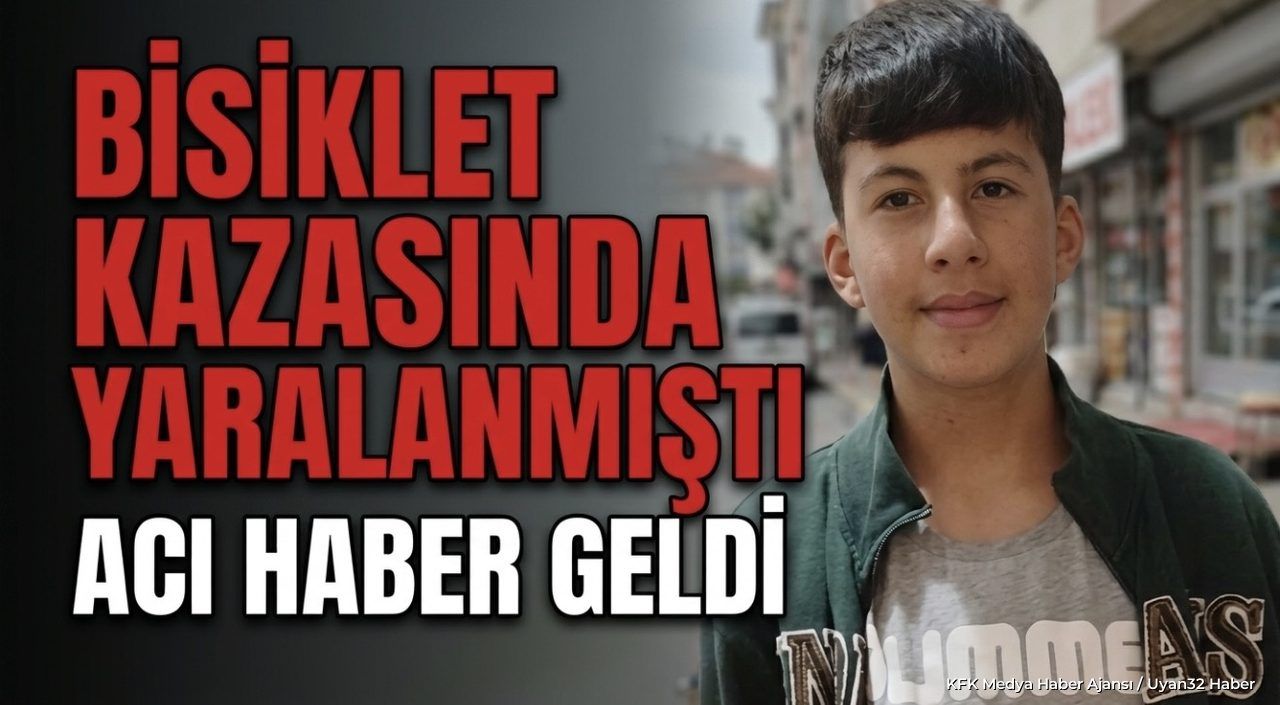 13 YAŞINDAKİ ÖMER'DEN ACI HABER