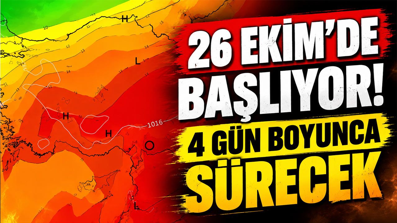 26 Ekim'de başlayacak 4 gün boyunca devam edecek