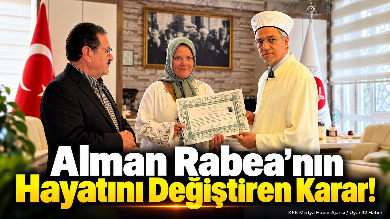 Alman Vatandaşı Rabea Kanacke Manavgat'ta Müslüman Oldu