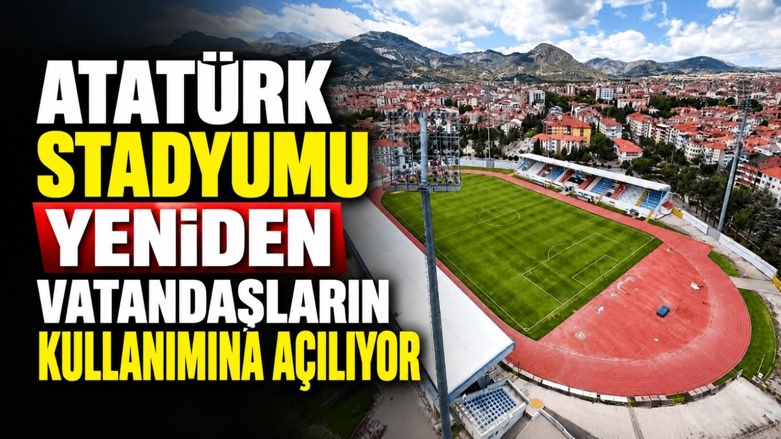 ATATÜRK STADYUMU KAPILARINI AÇIYOR