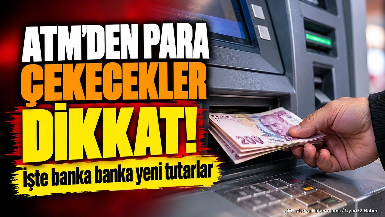 ATM'DE YENİ LİMİTLER BELLİ OLDU!